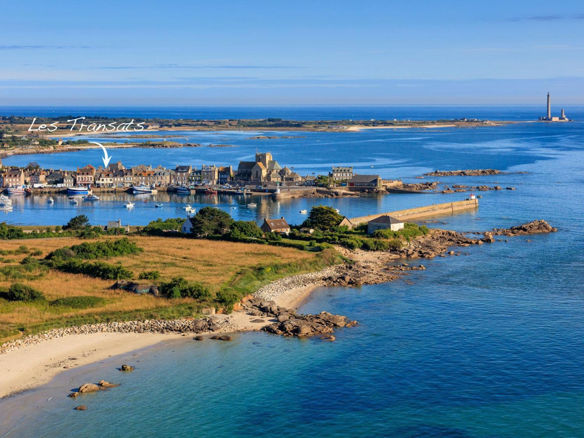 Les Transats Chambre Et Appartements Face A La Mer Barfleur Buitenkant foto